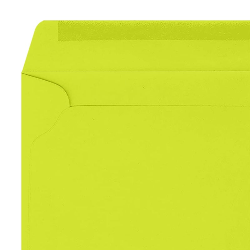 LUXPaper 9 x 12 Booklet Envelopes | Wasabi Green | 80lb. Text | 50 Qty - Image 4